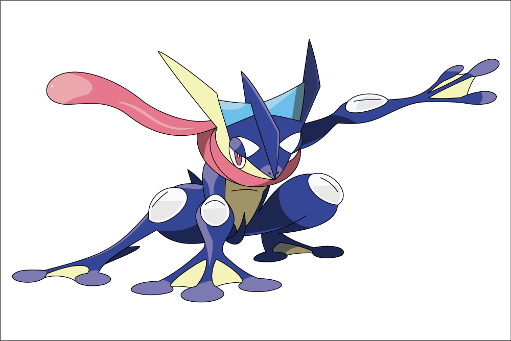 Greninja Coloring Page From Pokemon Drawing Gallery