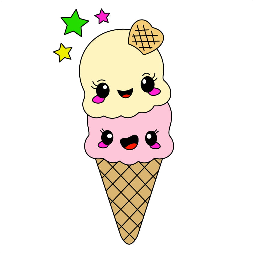 Cute Ice Cream Color