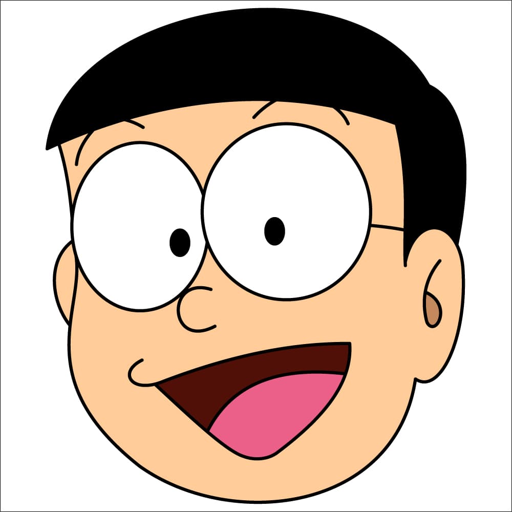 Nobita Face Color