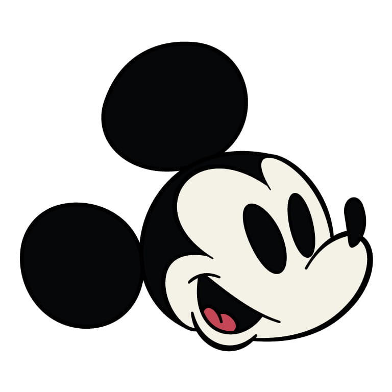Mickey Mouse Face Color
