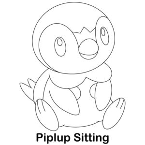 Piplup Sitting