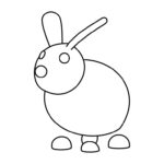 Adopt Me Rabbit Coloring Page From Roblox - Drawing Gallery