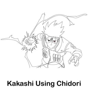 Kakashi Using Chidori