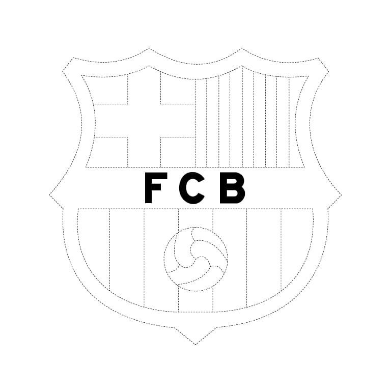 Fc Barcelona Logo Coloring Pages 2025 Fc Barcelona Logo Coloring Pages 2025