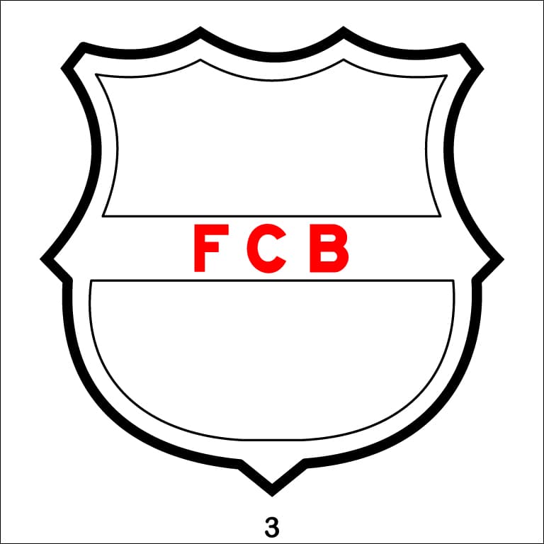 FC Barcelona Logo Step 3