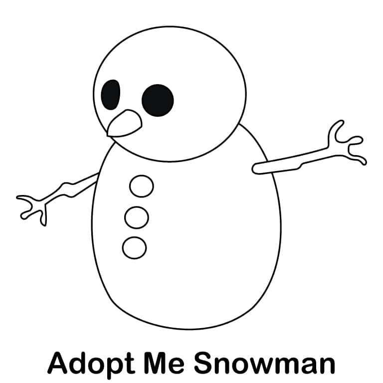 Adopt Me Snowman