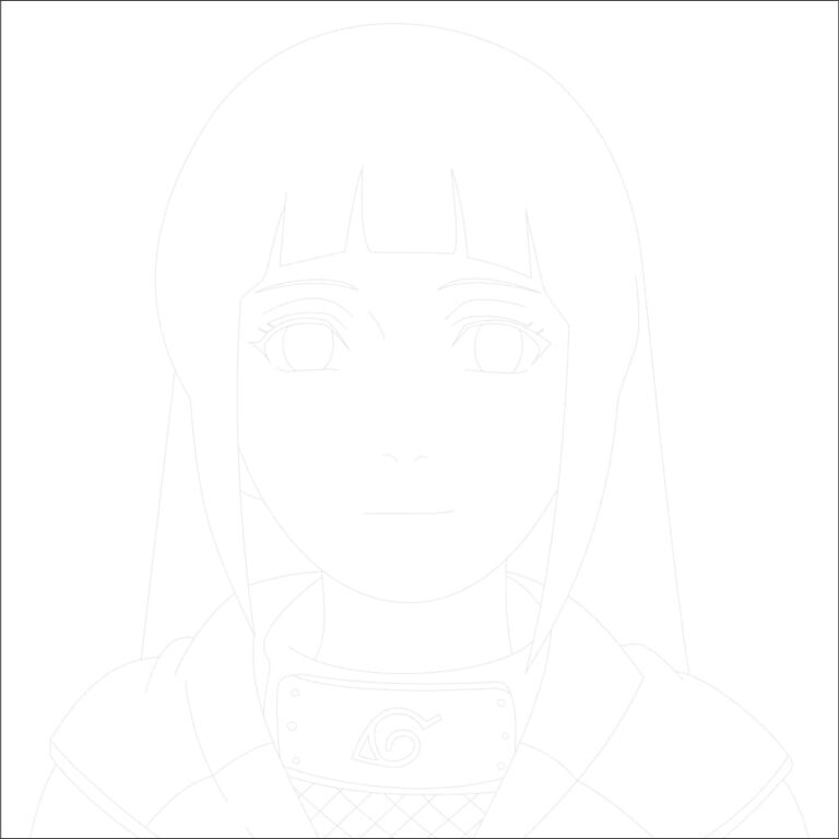 Hinata Hyuga Trace By Image Sheet