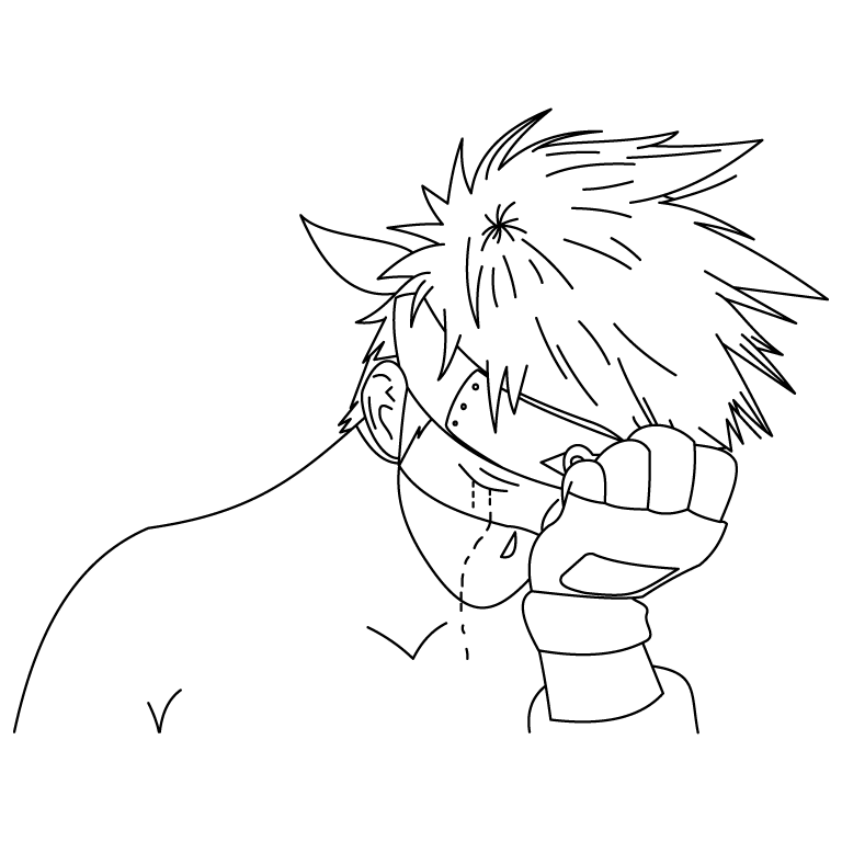 Kakashi Hatake Crying