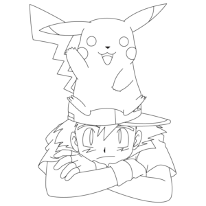 Pikachu and Ash