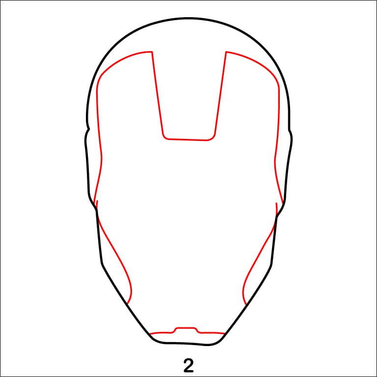 Iron Man Mask Step 2