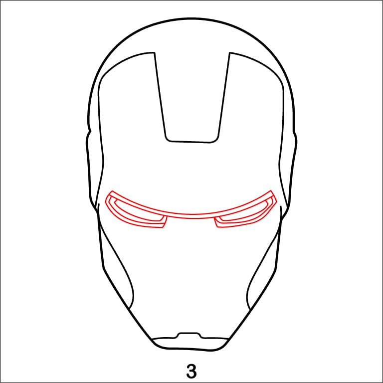 Iron Man Mask Step 3