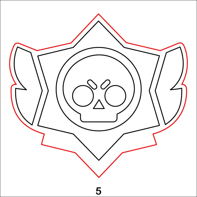 Brawl Stars Logo Step 5