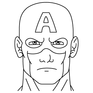 Captain America Face