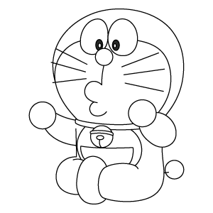 Doraemon Sitting