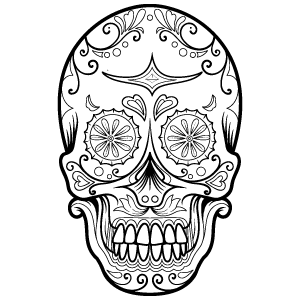 Patterned Skull