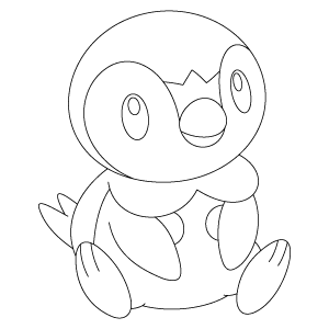 Piplup Sitting