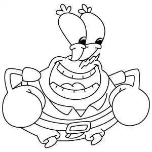 Cheerful Mr. Krabs