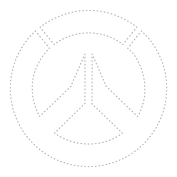 Overwatch Logo Tracing Page