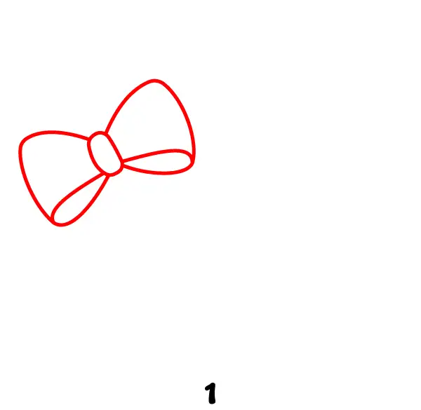 Heart With Ribbon Emoji Step 1