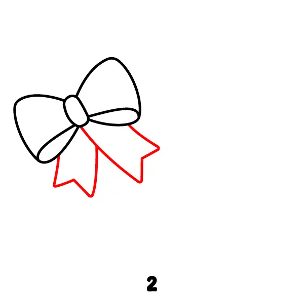 Heart With Ribbon Emoji Step 2
