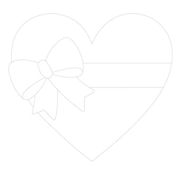Heart With Ribbon Emoji Trace By Image Page