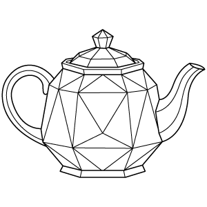 Faceted Teapot Thumbnail