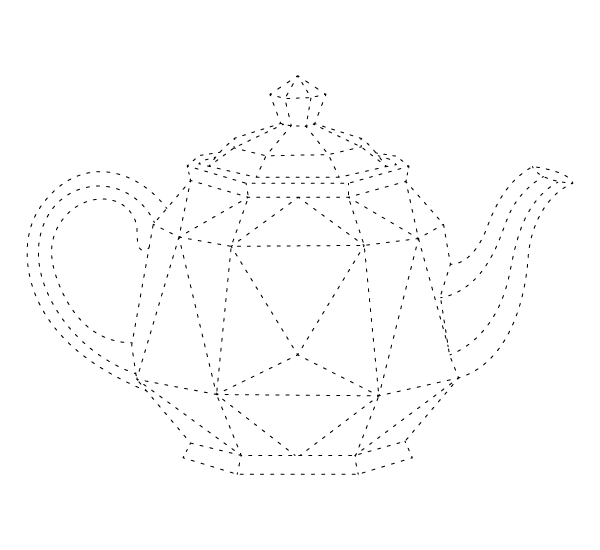 Faceted Teapot Tracing Page
