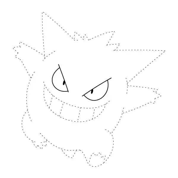 Gengar Tracing Page