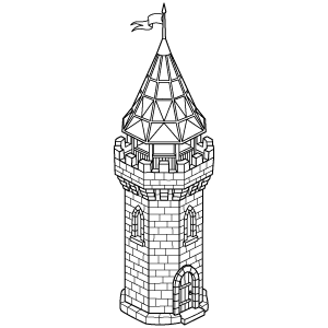 Geometric Castle Turret Thumbnail