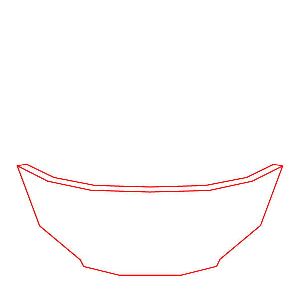 Geometric Fruit Bowl Step 1