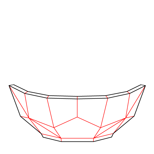 Geometric Fruit Bowl Step 2