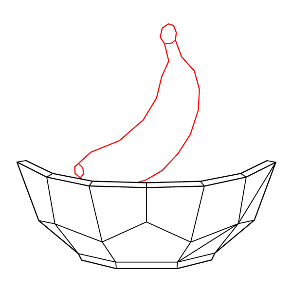 Geometric Fruit Bowl Step 3