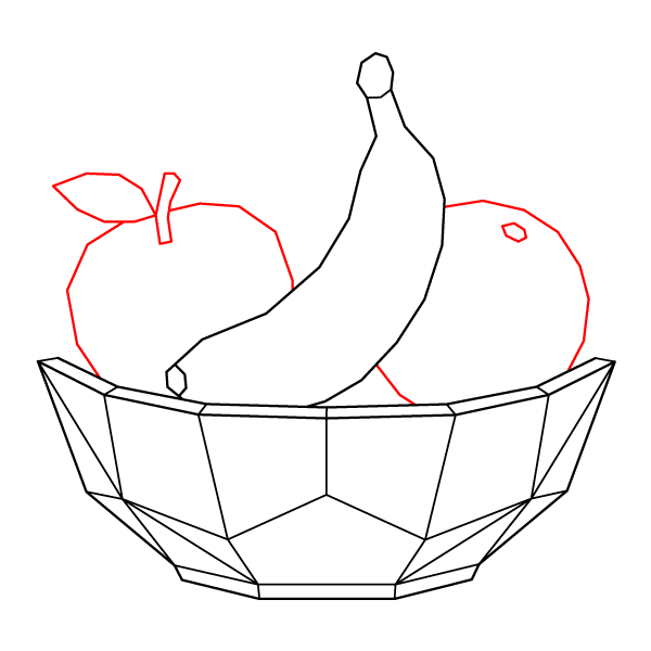 Geometric Fruit Bowl Step 4