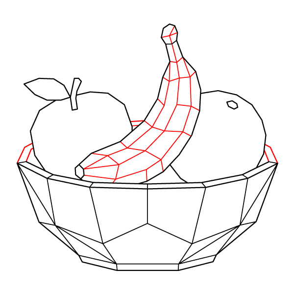 Geometric Fruit Bowl Step 5