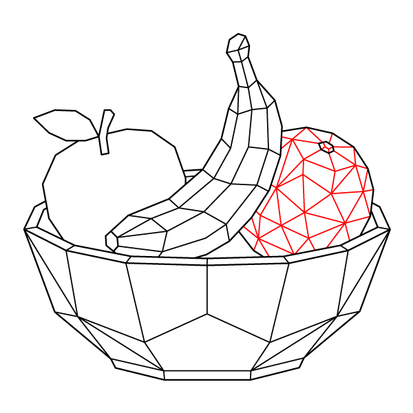 Geometric Fruit Bowl Step 6