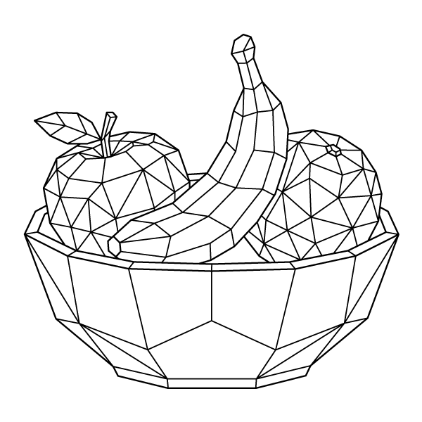 Geometric Fruit Bowl Step 8