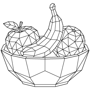 Geometric Fruit Bowl Thumbnail