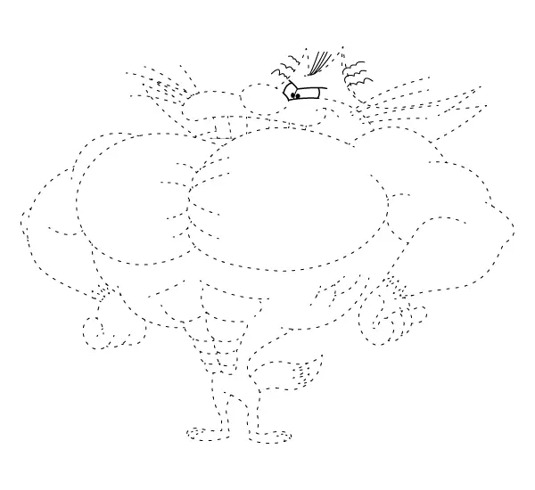Jack Bodybuilder Tracing Page