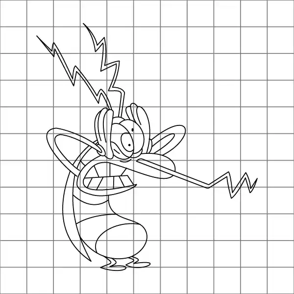 Joey Stressed Drawing Grid