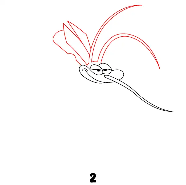 Joey on a Flower Step 2