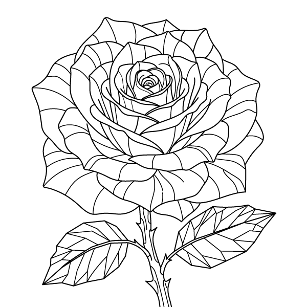 Layered Rose Bloom Step 14