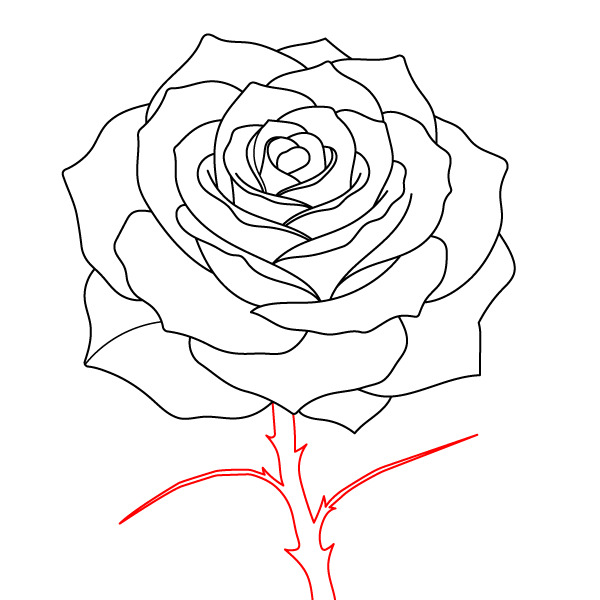 Layered Rose Bloom Step 8
