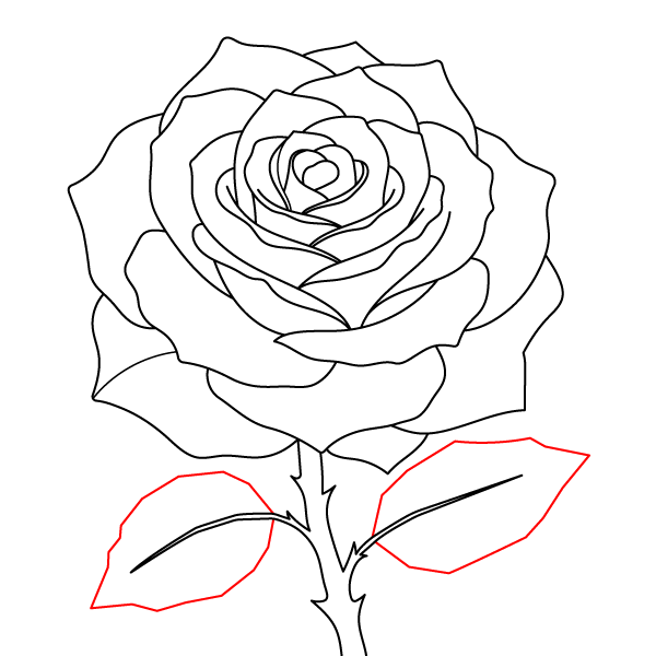 Layered Rose Bloom Step 9
