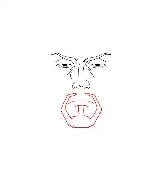 Masamichi Yaga Head Step 3