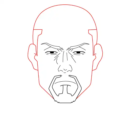 Masamichi Yaga Head Step 4
