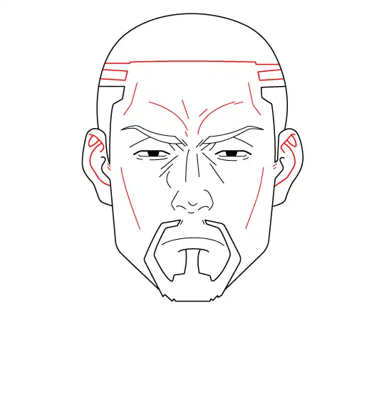 Masamichi Yaga Head Step 5