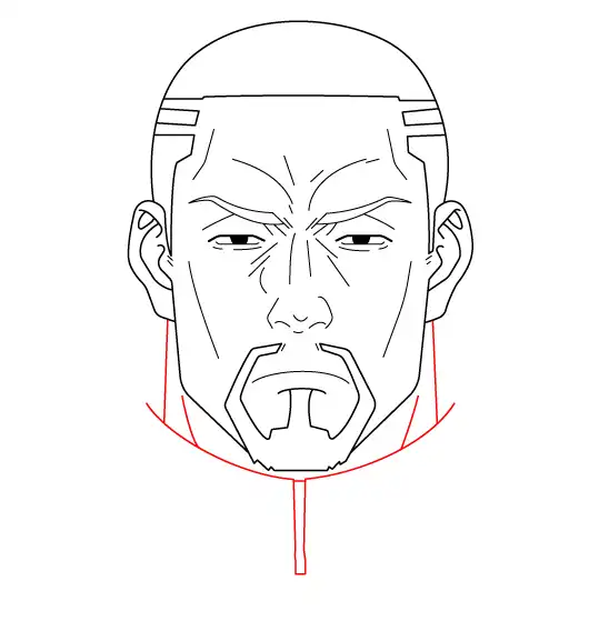 Masamichi Yaga Head Step 6