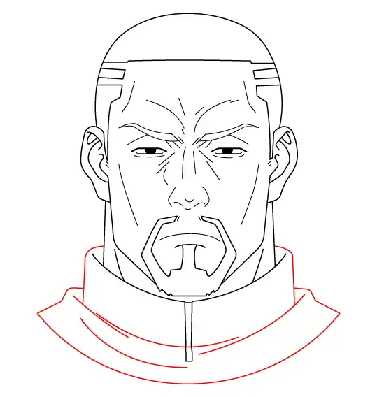 Masamichi Yaga Head Step 7