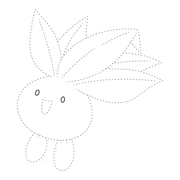 Oddish Tracing Page