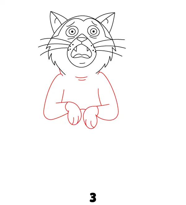 Oggy Cat Step 3